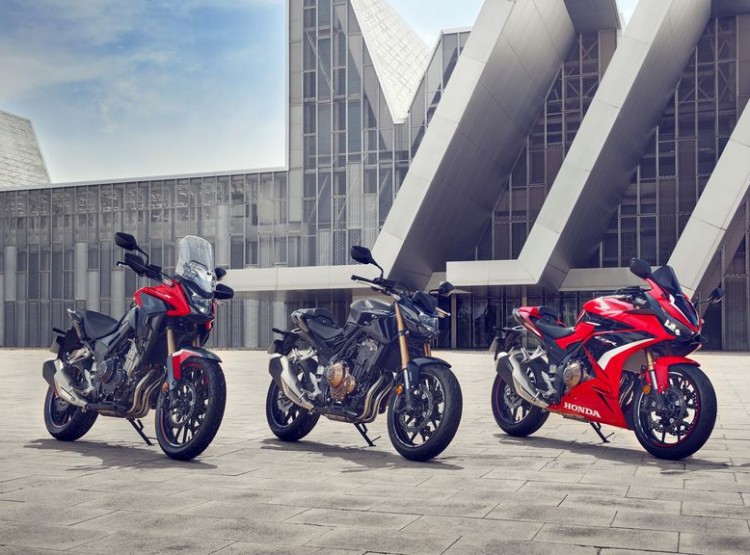 Představujeme nové modely řady 500 – CB500X, CB500F, CBR500R