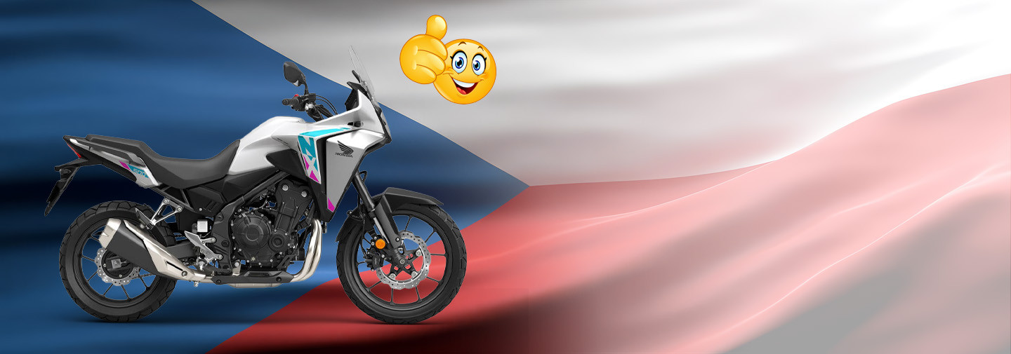 SAMETOVÁ ZIMNÍ JÍZDA:<br>CENY KLOUŽOU DOLŮ!<br>HONDA NX500<br>
