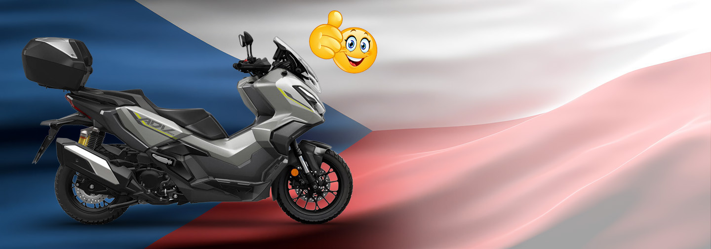 SAMETOVÁ ZIMNÍ JÍZDA:<br>CENY KLOUŽOU DOLŮ!<br>HONDA ADV 350<br>