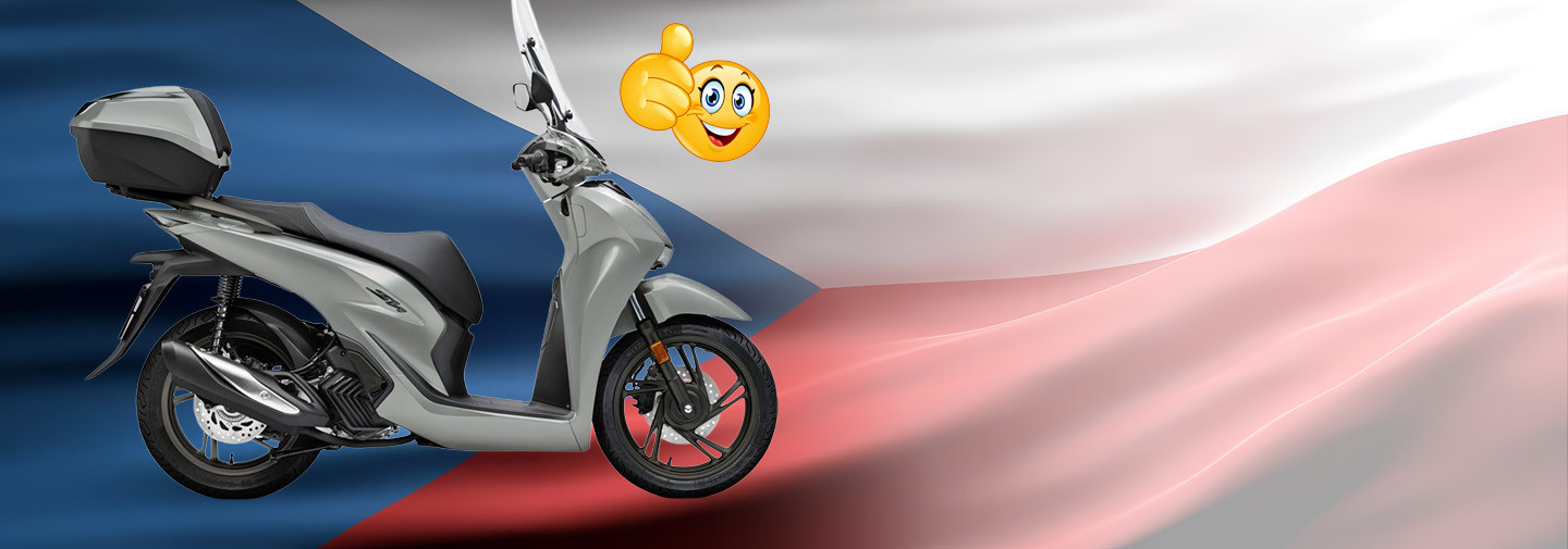 SAMETOVÁ ZIMNÍ JÍZDA:<br>CENY KLOUŽOU DOLŮ!<br>HONDA SH 125 model 2025<br>