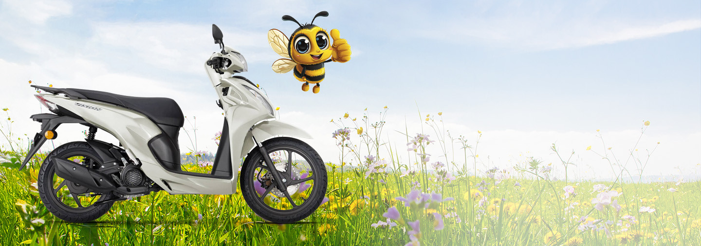 PŘIJEĎTE SI K NÁM<br>PRO VAŠE NOVÉ ŽIHADLO !<br>HONDA VISION 110