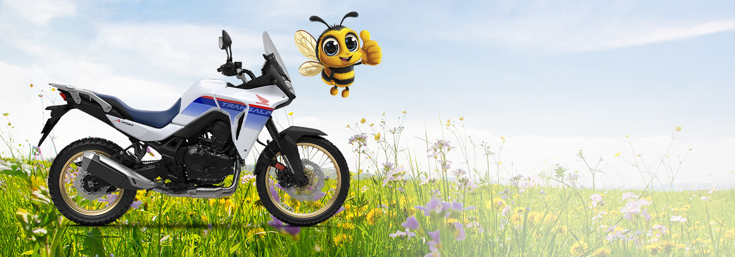 PŘIJEĎTE SI K NÁM<br>PRO VAŠE NOVÉ ŽIHADLO !<br>HONDA XL750 TRANSALP