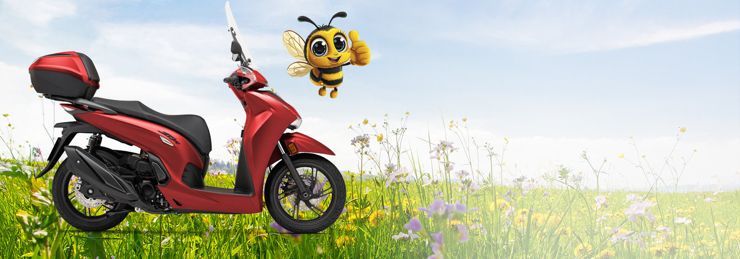 PŘIJEĎTE SI K NÁM<br>PRO VAŠE NOVÉ ŽIHADLO !<br>HONDA SH350i