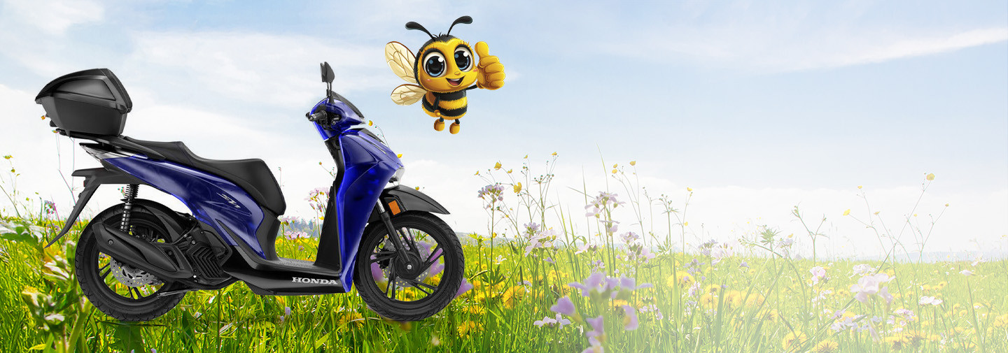 PŘIJEĎTE SI K NÁM<br>PRO VAŠE NOVÉ ŽIHADLO !<br>HONDA SH125i