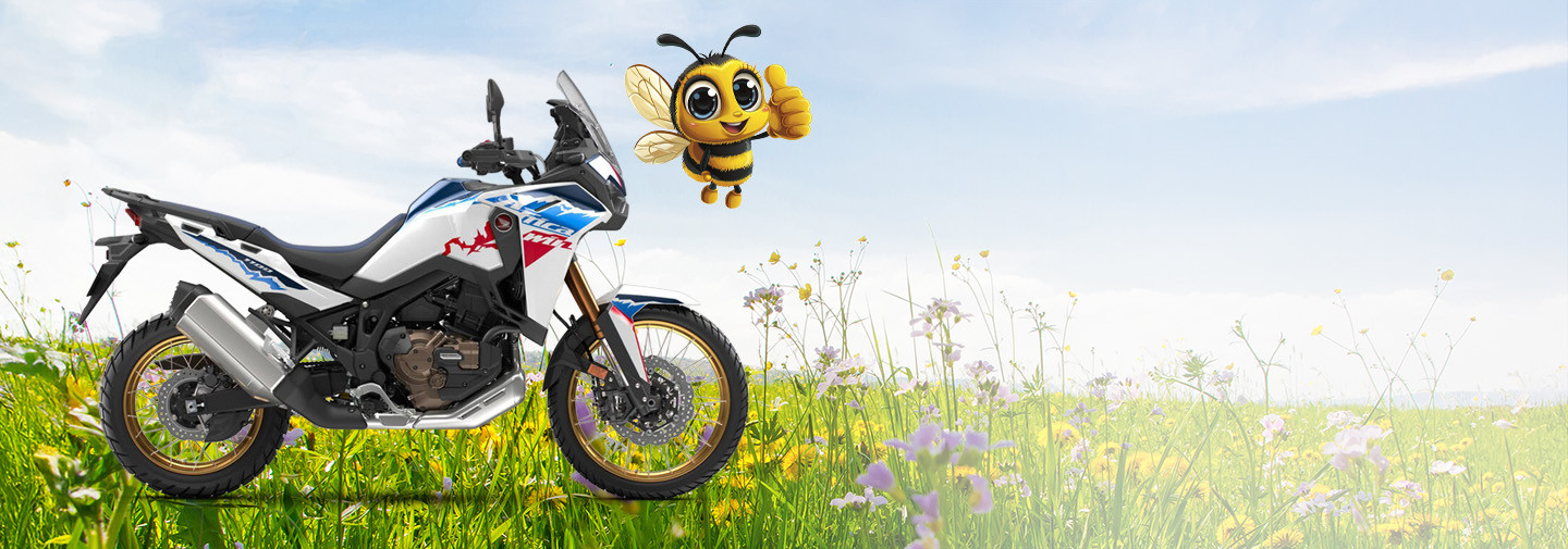 PŘIJEĎTE SI K NÁM<br>PRO VAŠE NOVÉ ŽIHADLO !<br>HONDA CRF1100 Africa Twin