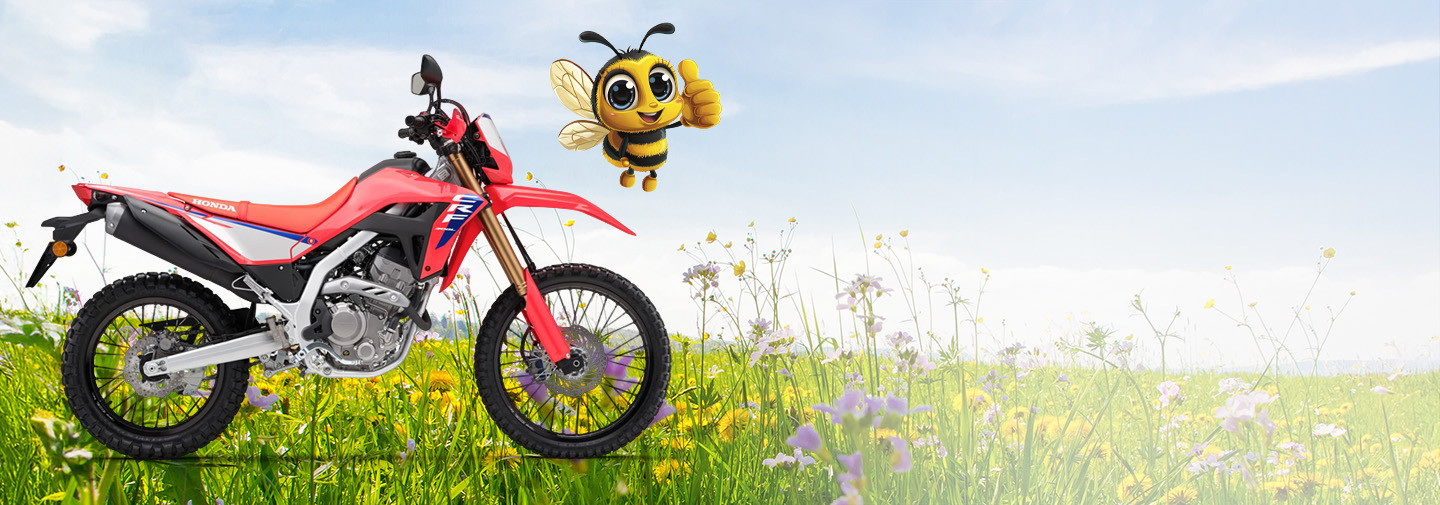 PŘIJEĎTE SI K NÁM<br>PRO VAŠE NOVÉ ŽIHADLO !<br>HONDA CRF300L