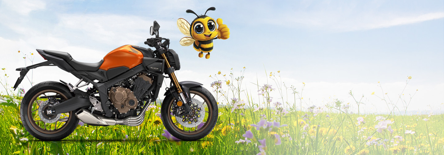 PŘIJEĎTE SI K NÁM<br>PRO VAŠE NOVÉ ŽIHADLO !<br>HONDA CB650R