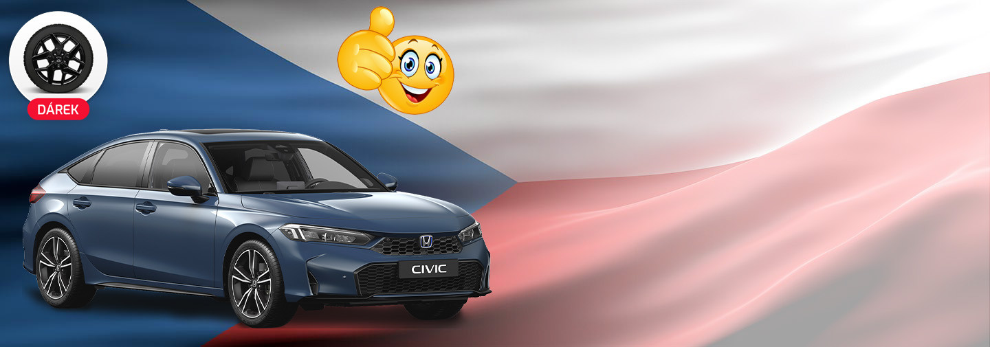 SAMETOVÁ LETNÍ JÍZDA<br />V Č. BUDĚJOVICÍCH:<br />CIVIC od 729.800,- Kč !